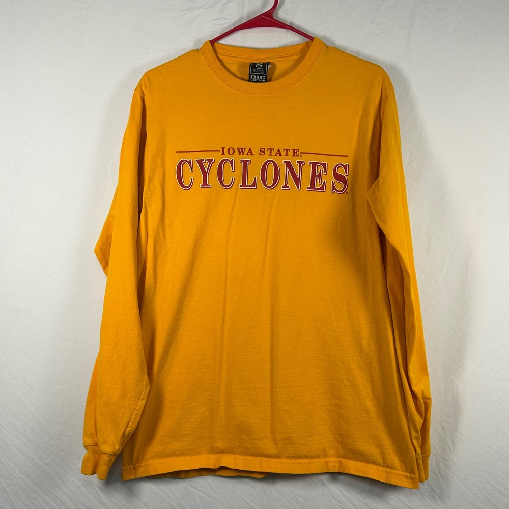 Gear for Sports Iowa State Cyclones Shirt Mens M Gold Long Sleeve Big Cotton